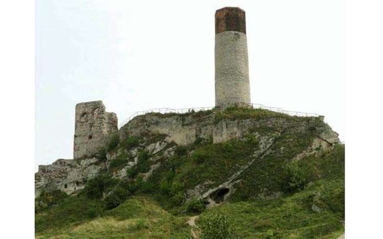 Zamek w Olsztynie województwo śląskie