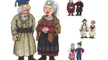 polskie stroje ludowe na wesoło