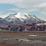 Svalbard miasto Lomgyearbyen
