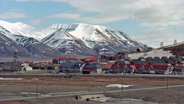 Svalbard miasto Lomgyearbyen