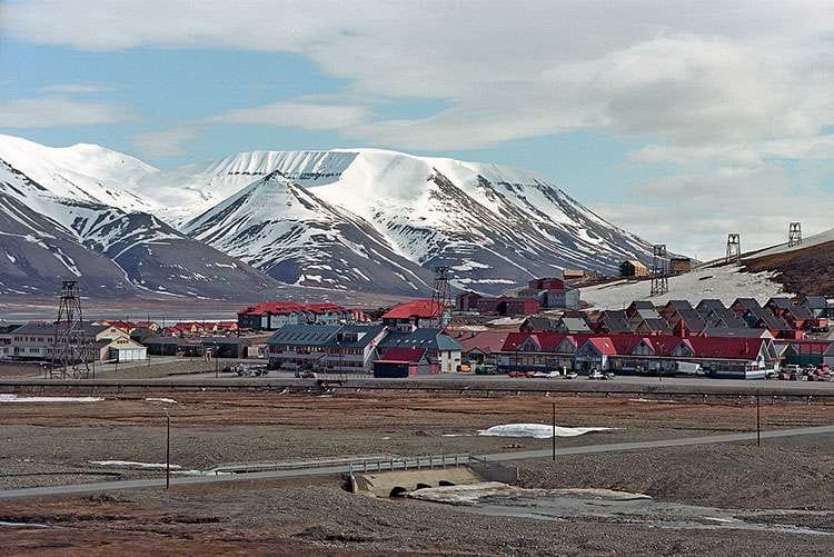 Svalbard miasto Lomgyearbyen