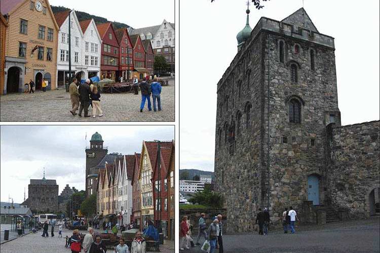Miasto Bergen w Norwegii i jego zabytki