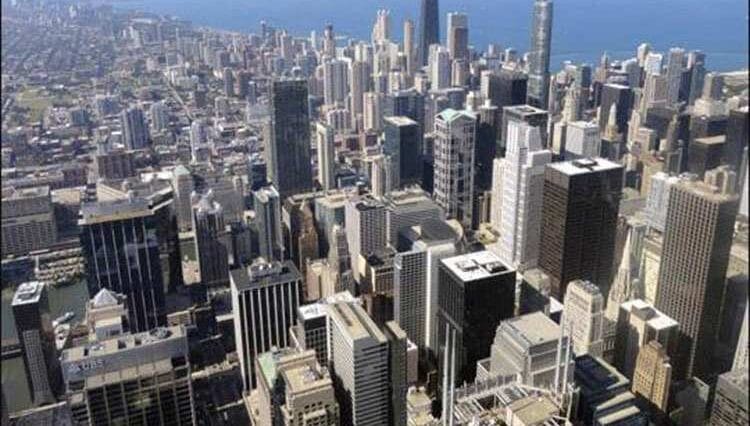 Willis Tower Sears Tower ciekawostki Chicago Illinois Wietrzne miasto