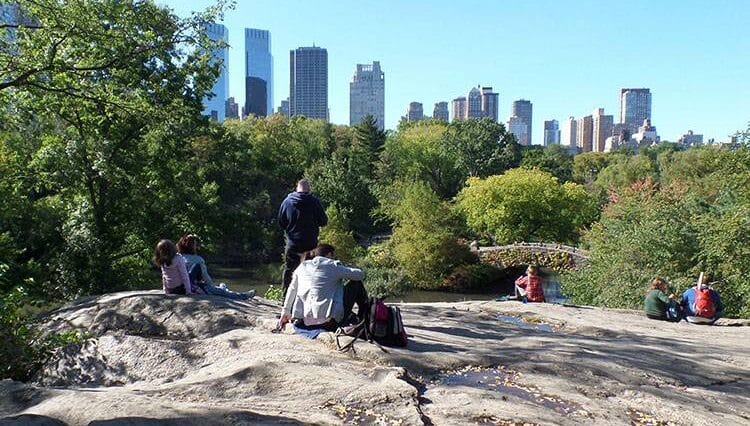 Central Park w Nowym Jorku Manhattan Nowy Jork NYC