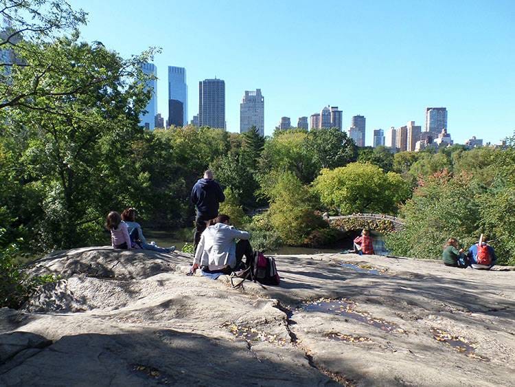 Central Park w Nowym Jorku Manhattan Nowy Jork NYC