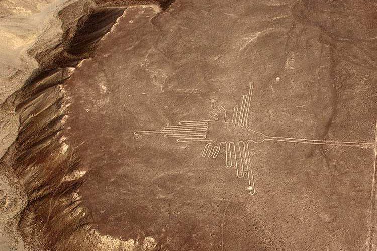 Tajemnicze rysunki z Nazca, z lotu ptaka