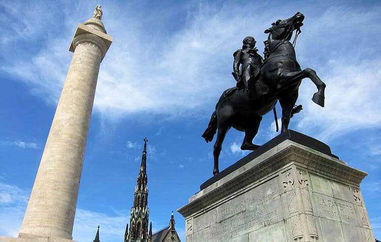 pomnik miasto Baltimore ciekawostki atrakcje