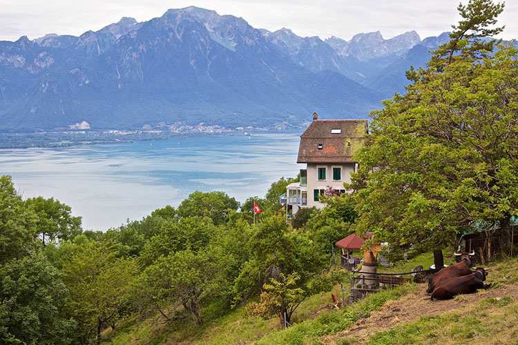 Montreux, znany kurort szwajcarski
