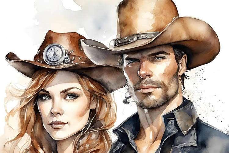 nagi kowboj Times Square Nowy Jork