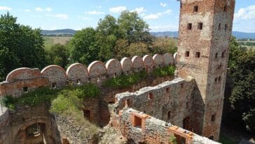 Frankenstein zamek ruiny Ząbkowice Śląskie ciekawostki zabytki atrakcje