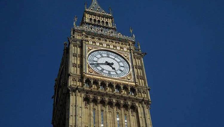 Londyn wieża Big Ben w Londynie