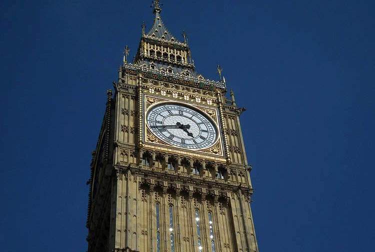 Londyn wieża Big Ben w Londynie