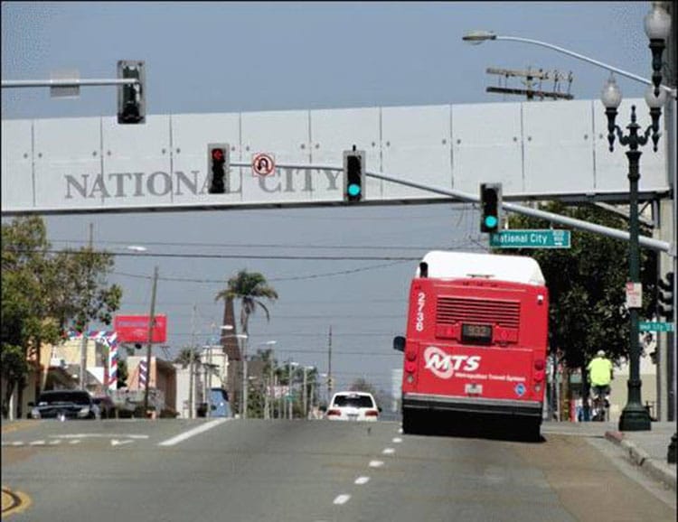 miasto National City Kalifornia USA