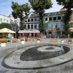 Puck ciekawostki rynek w Pucku fontanna kamienice