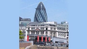 londyński ogórek Londyn wieżowiec