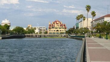 miasto Stockton Kalifornia USA