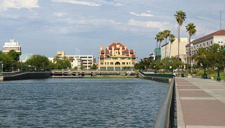 miasto Stockton Kalifornia USA