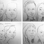 karykatury na żywo atrakcje weselne Białystok tani karykaturzysta na wesele Wigilia firmowa atrakcje