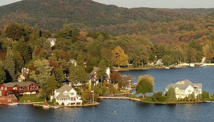 jezioro Lake Mohawk Sparta New Jersey