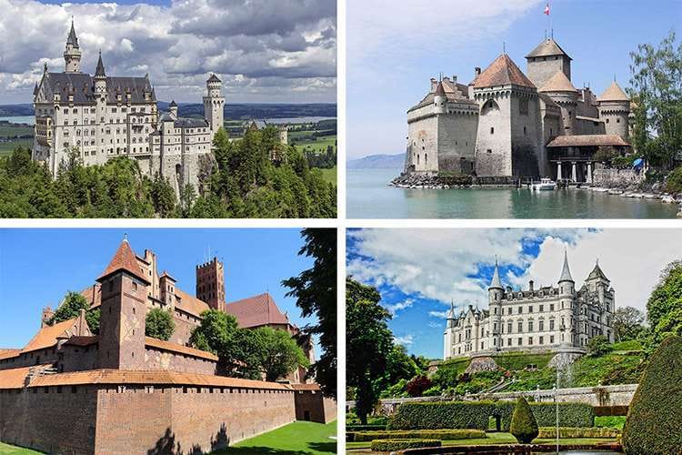 najpiękniejsze zamki Europy Polska Europa