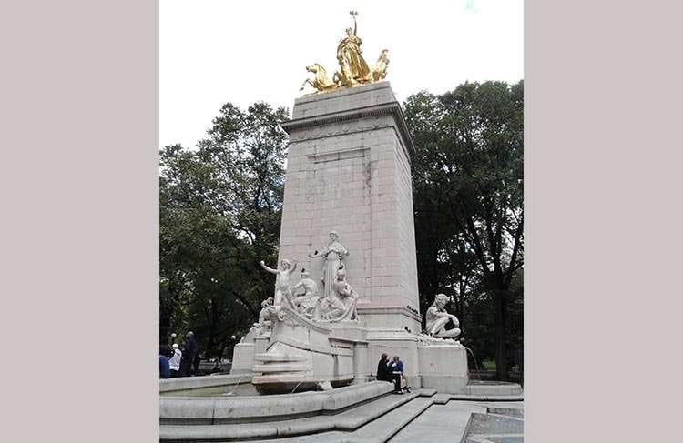 Maine USS National Monument Nowy Jork USA ciekawostki