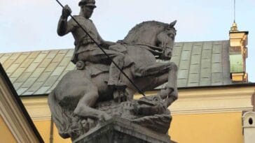 Poznań Pomnik 15. Pułku Ułanów Poznańskich