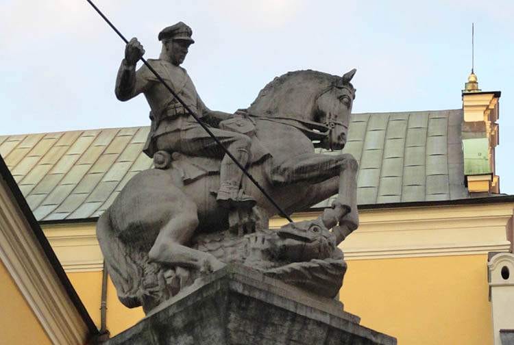 Poznań Pomnik 15. Pułku Ułanów Poznańskich