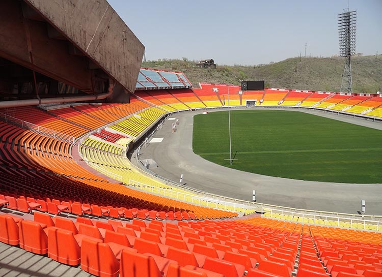 Hrazdan stadion Erywań Armenia ciekawostki