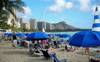 Waikiki Beach – plaża na Hawajach