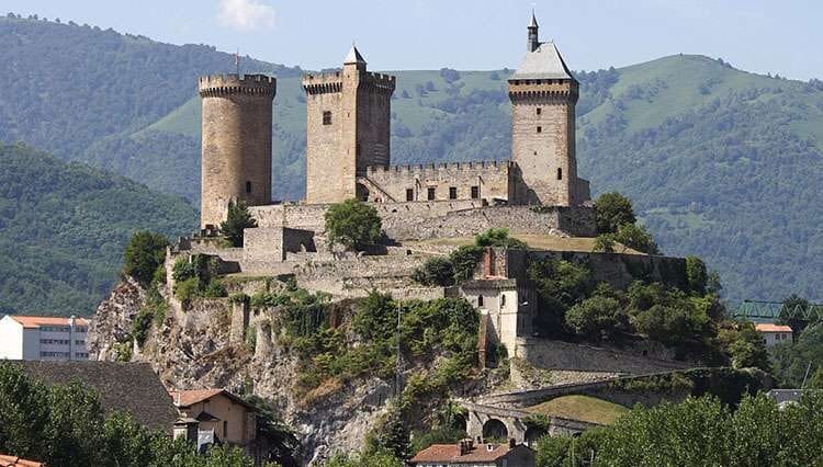 zamek Chateau de Foix Francja