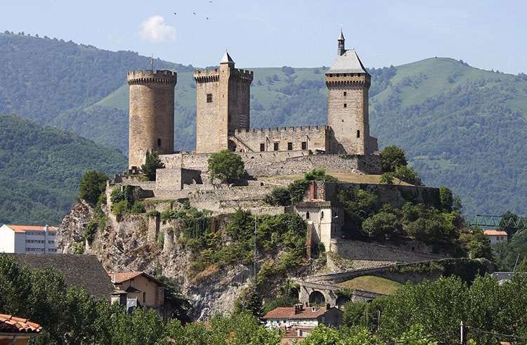 zamek Chateau de Foix Francja