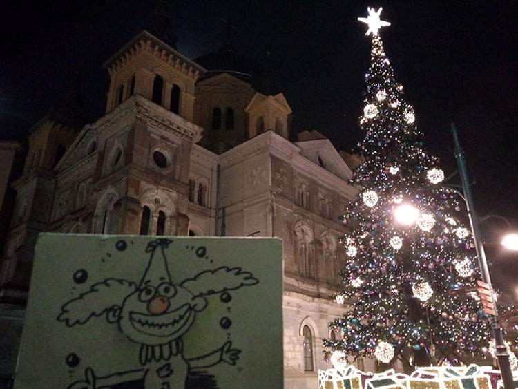 wigilia firmowa atrakcje karykaturzysta karykatury