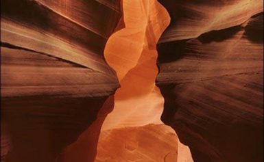 Dwie części Kanionu Antylopy (Arizona, USA)