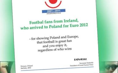 Euro 2012. Do kibiców Irlandii