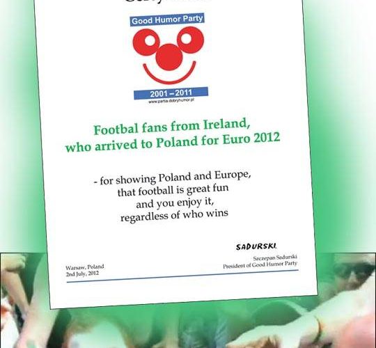 Euro 2012. Do kibiców Irlandii