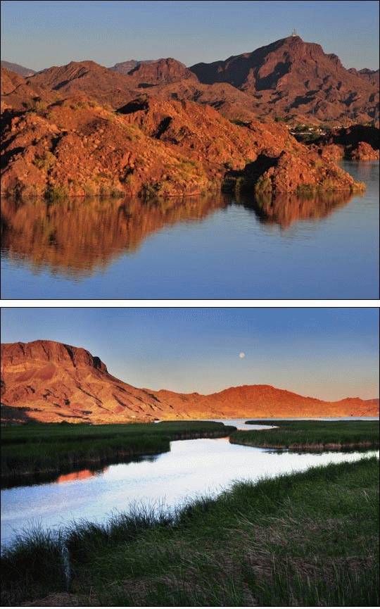 Jezioro Havasu Arizona USA