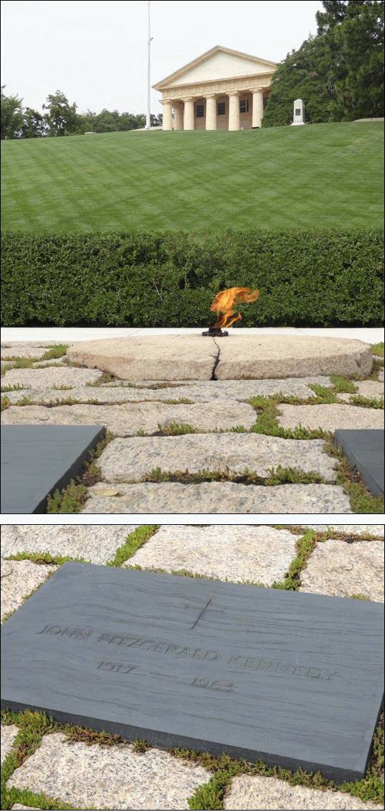 John F. Kennedy ciekawostki cmentarz Arlington Waszyngton  USA