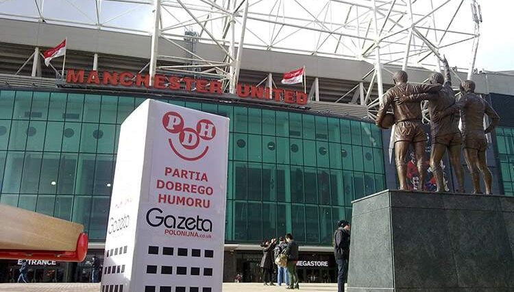 Manchester United stadion Old Trafford Anglia
