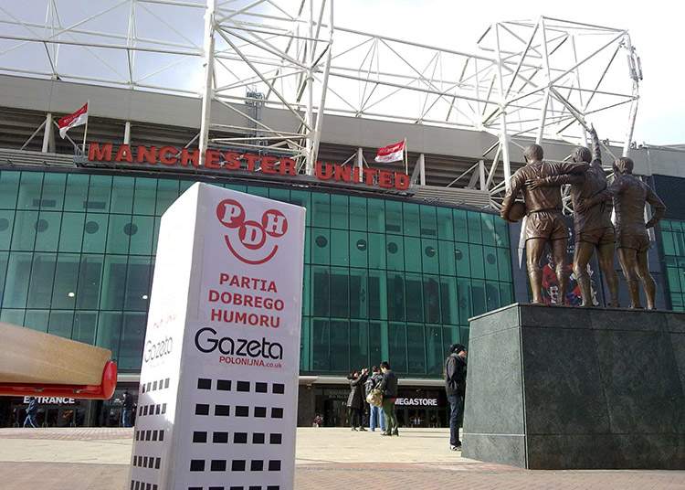 Manchester United stadion Old Trafford Anglia