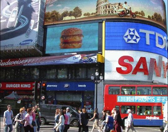 Piccadilly Circus Londyn ciekawostki atrakcje Anglia