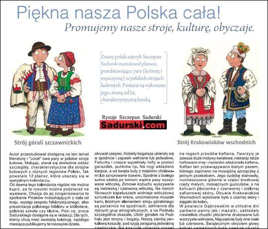 polski folklor magazyn Rynek Niemcy prasa polonijna polskie stroje ludowe