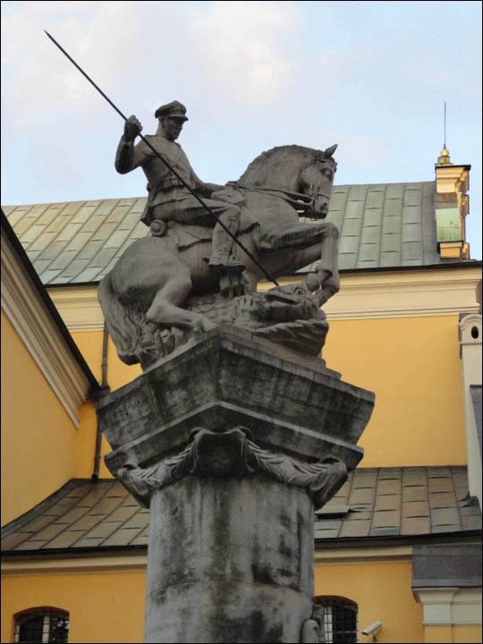 Poznań Pomnik 15. Pułku Ułanów Poznańskich