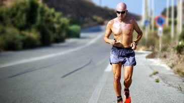 nadpotliwość nadmierna potliwość droga spocony biegacz mężczyzna ciekawostki