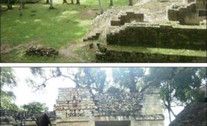 Ruiny miasta Majów w Copan, Honduras
