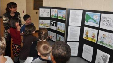 Rysunki Sadurskiego Mahwah USA wystawa Szczepan Sadurski dzieci