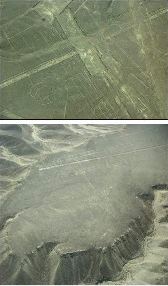 Rysunki z Nazca Peru płaskowyż