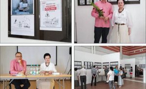 Szczepan Sadurski otworzył wystawę w Wilnie