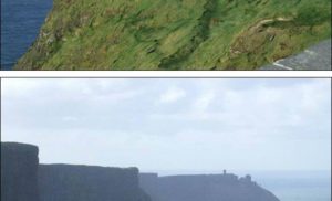 Wieża na Cliffs of Moher, Irlandia