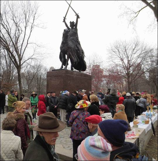 Śniadanie Wielkanocne Central Park Nowy Jork