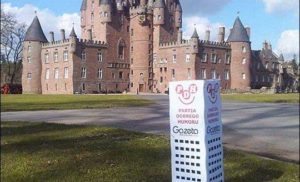 Zamek Glamis w Szkocji